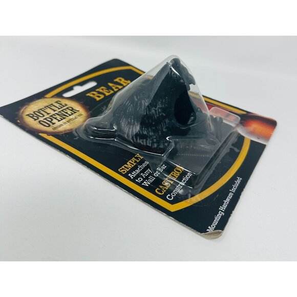 Bear Head Shape Bottle Opener Cast Iron Bottle Opener Soda Beer Wine Opener - Picture 2 of 3